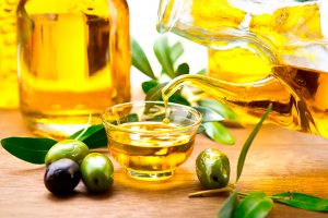 Platos mediterráneos aceite de oliva
